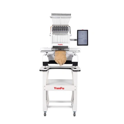 Machine de broderie informatisée Tête unique 15 Machine de broderie de capuche d'aiguilles